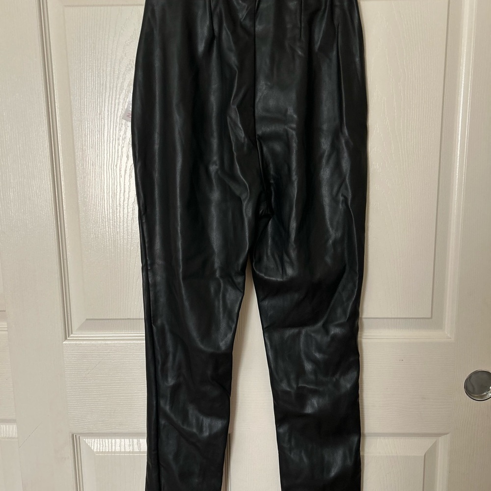 Tinseltown | High Rise Skinny Faux Leather Leggings - Picture 8 of 11
